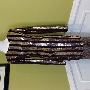 Sunset + sprint sequin velbet drees